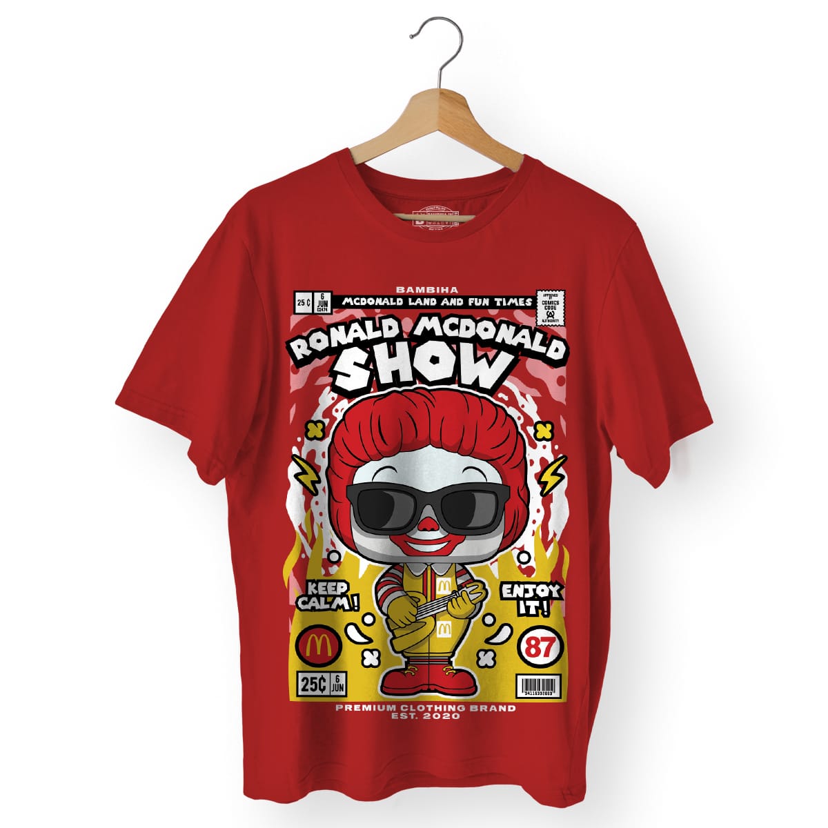 Ronald Mcdonald Cartoon T-Shirt