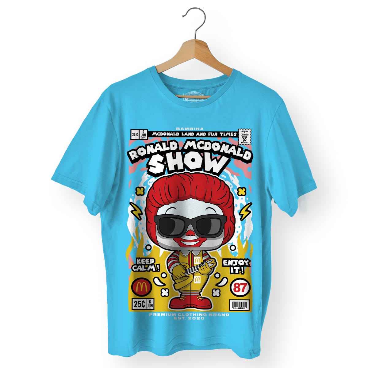 Ronald Mcdonald Cartoon T-Shirt