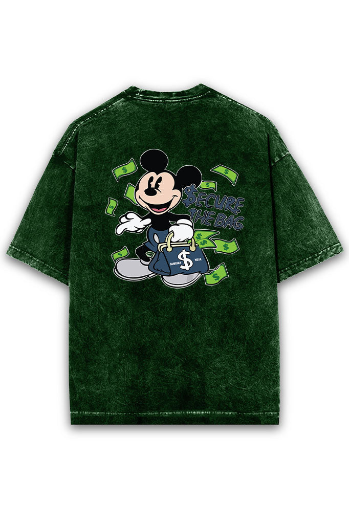 Secure the Bag Acid Wash Oversized T-Shirt