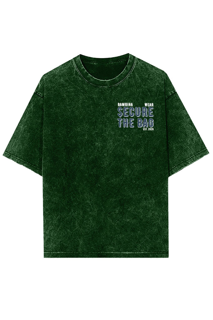 Secure the Bag Acid Wash Oversized T-Shirt
