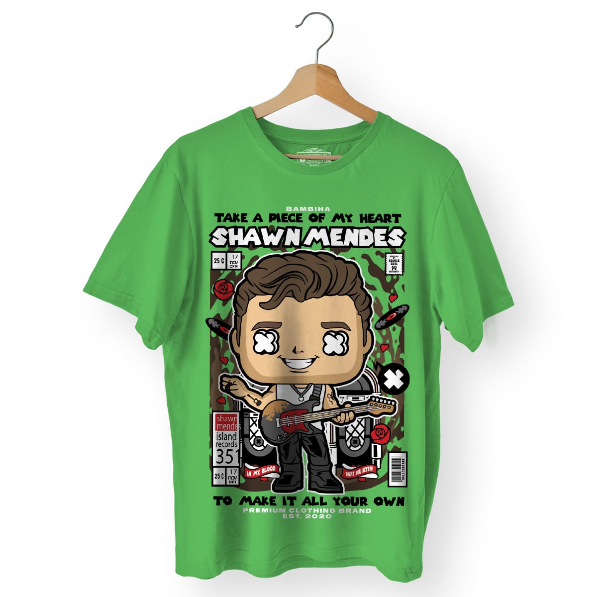 Shawn Mendes Cartoon T-Shirt
