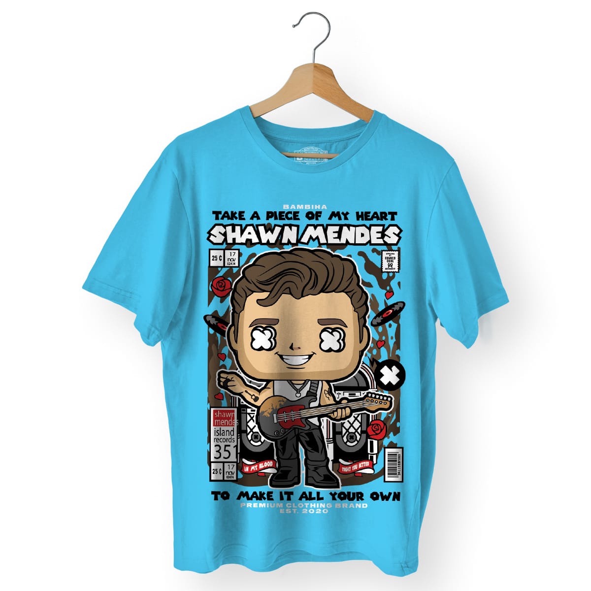 Shawn Mendes Cartoon T-Shirt