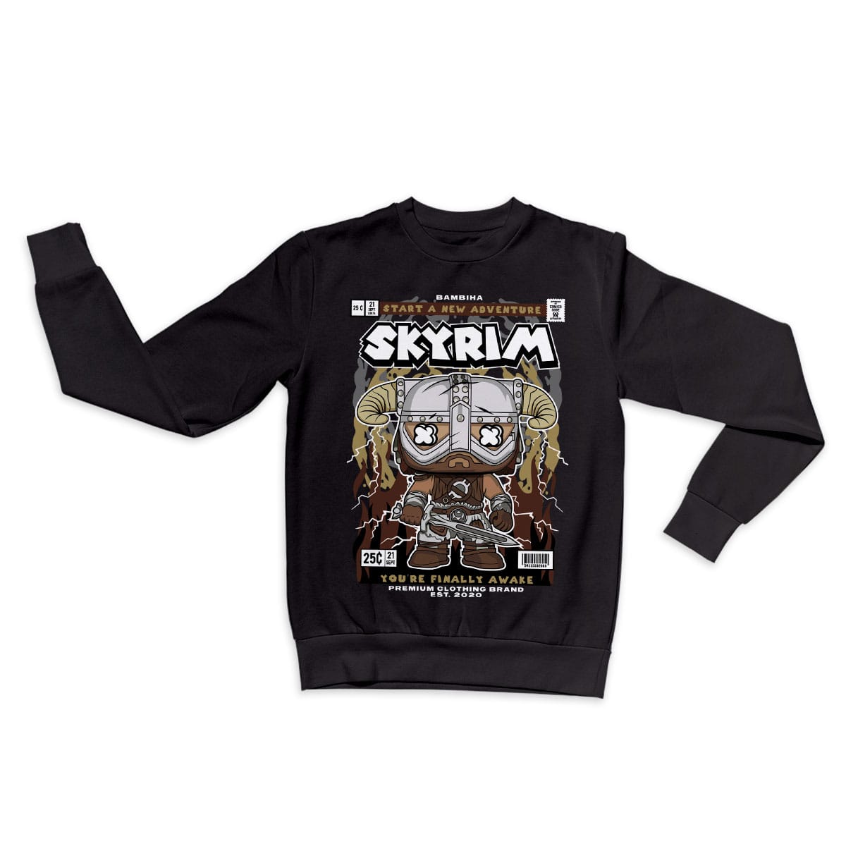 Skyrim Cartoon Sweatshirt