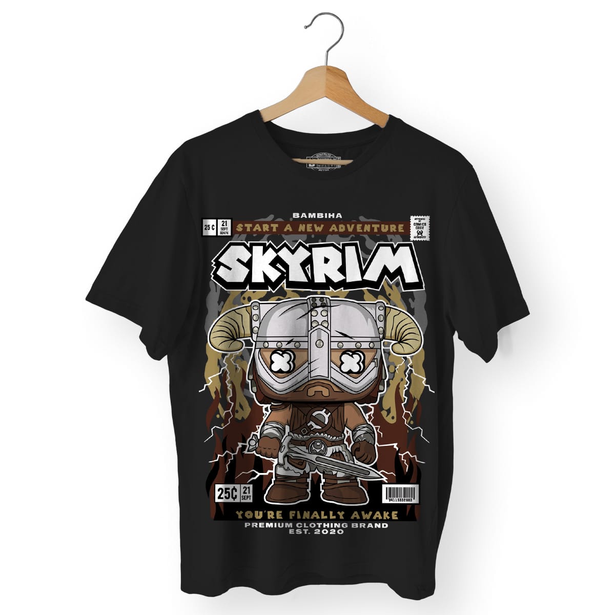 Skyrim Cartoon T-Shirt
