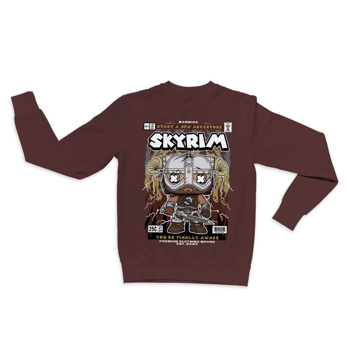 Skyrim Cartoon Sweatshirt