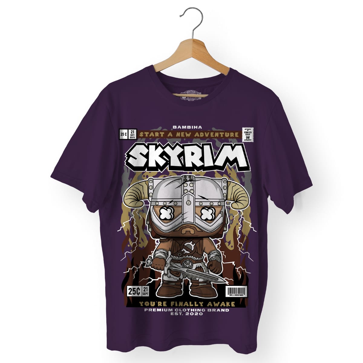 Skyrim Cartoon T-Shirt