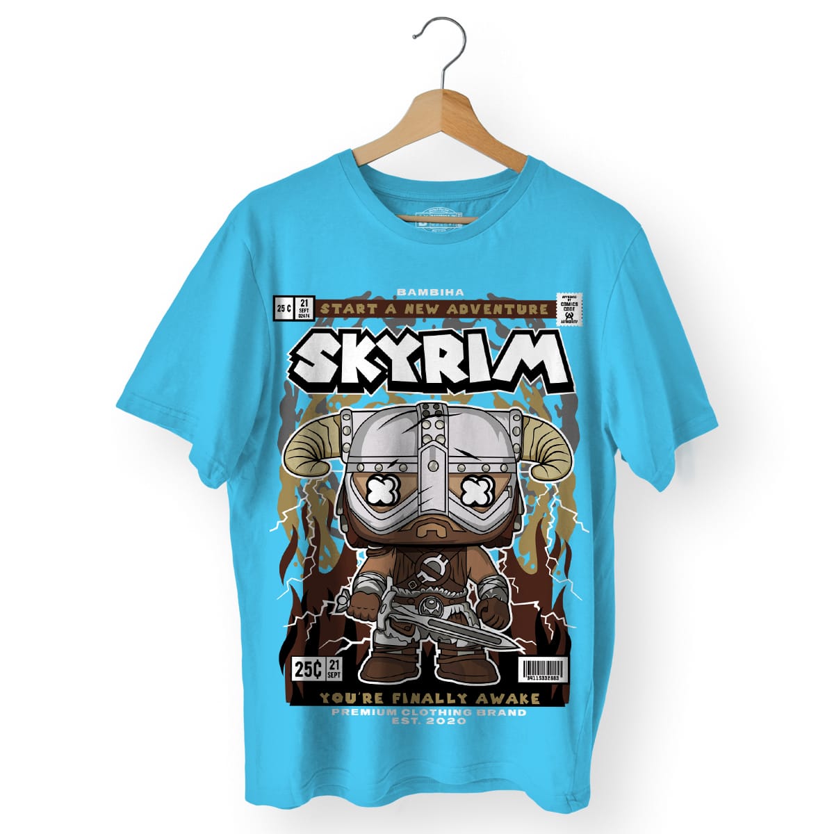 Skyrim Cartoon T-Shirt