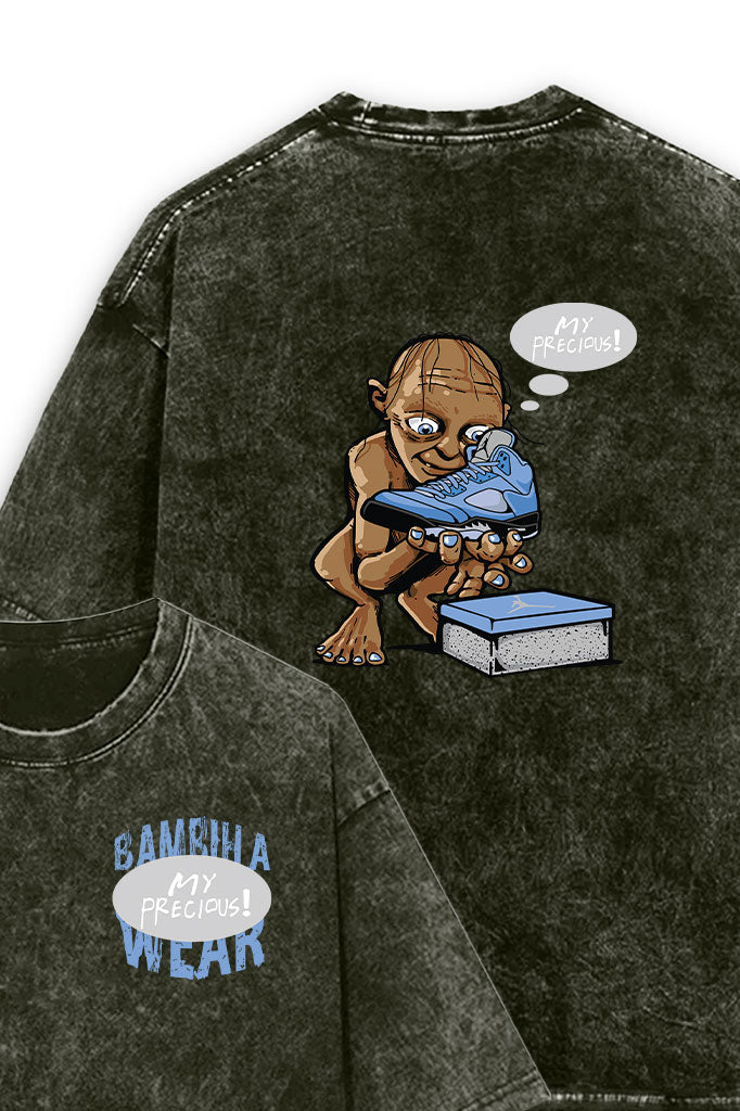 Sneakerhead Dreams Acid Wash Oversized T-Shirt