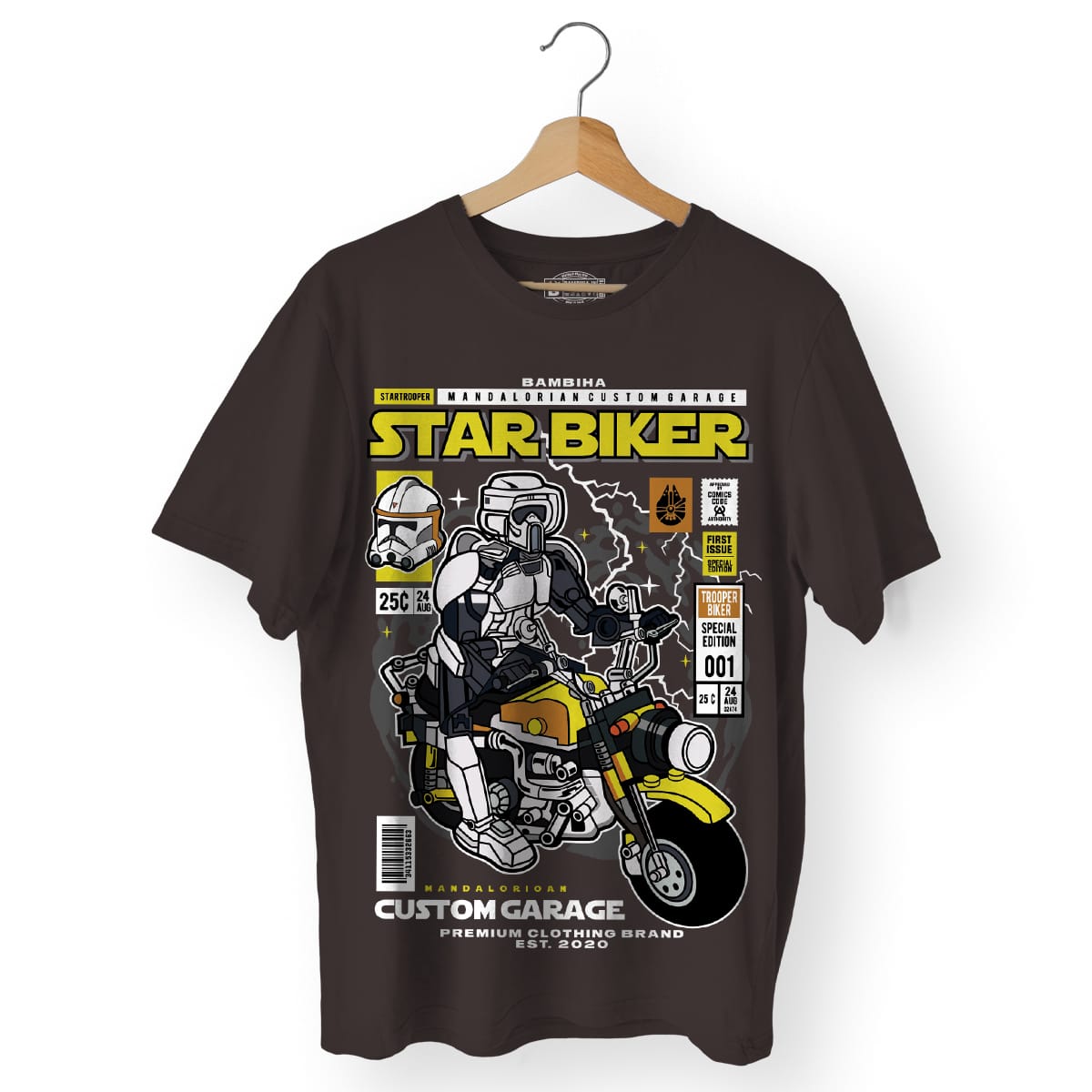 Starbiker Cartoon T-Shirt