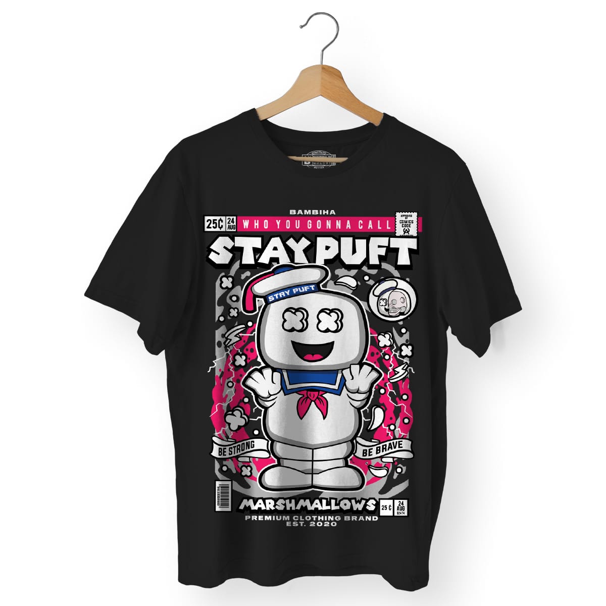 Stay Puft Marshmallowman Cartoon T-Shirt