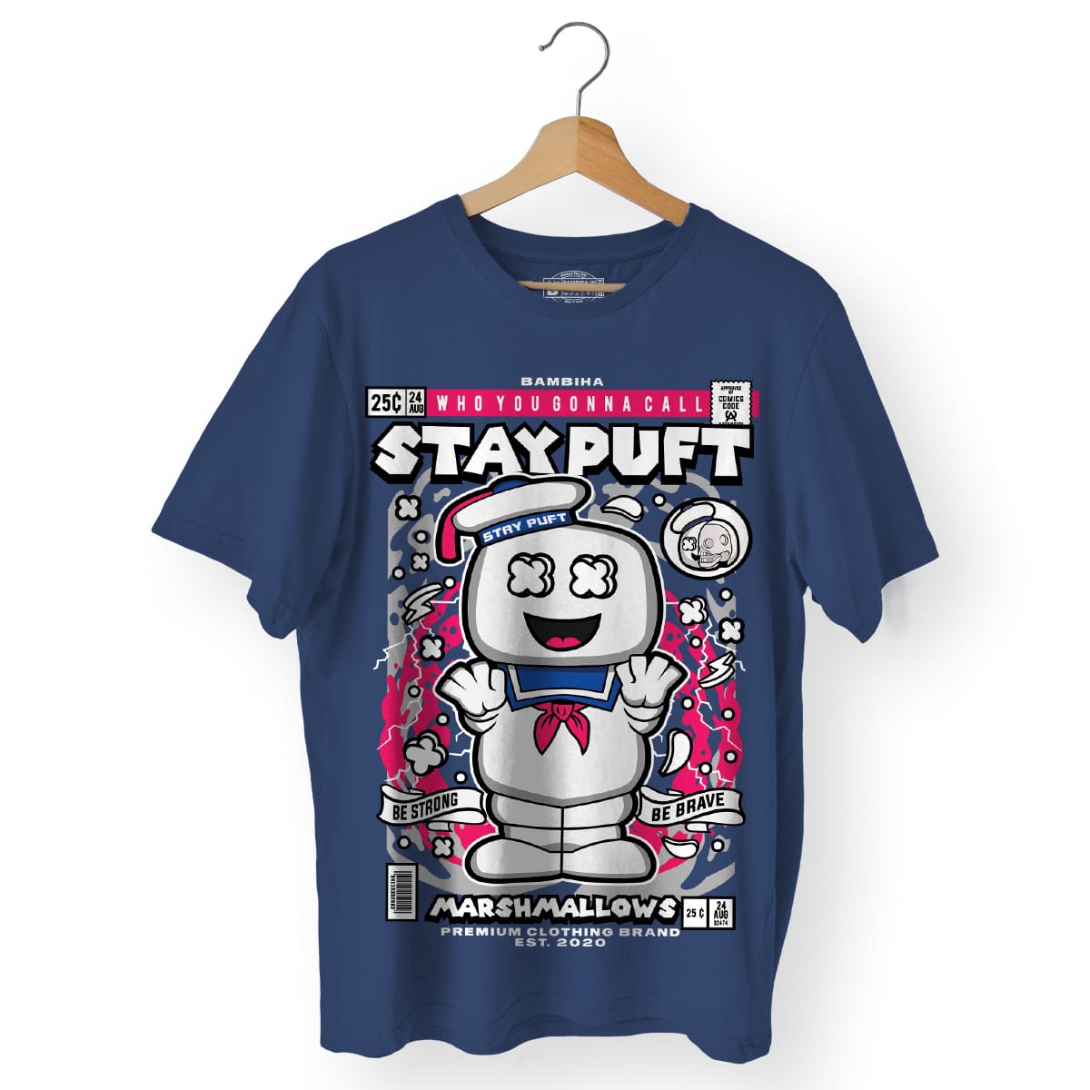 Stay Puft Marshmallowman Cartoon T-Shirt