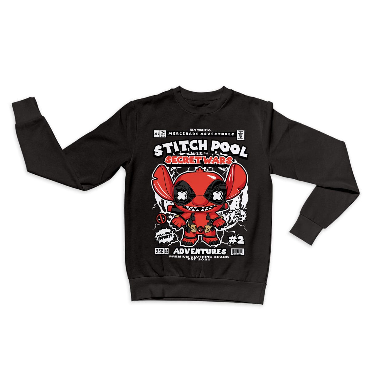 Stitch Pool Cartoon Sweatshirt