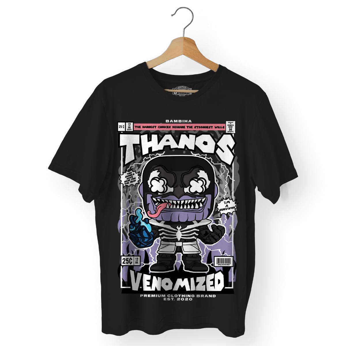 Thanos Venomized Cartoon T-Shirt