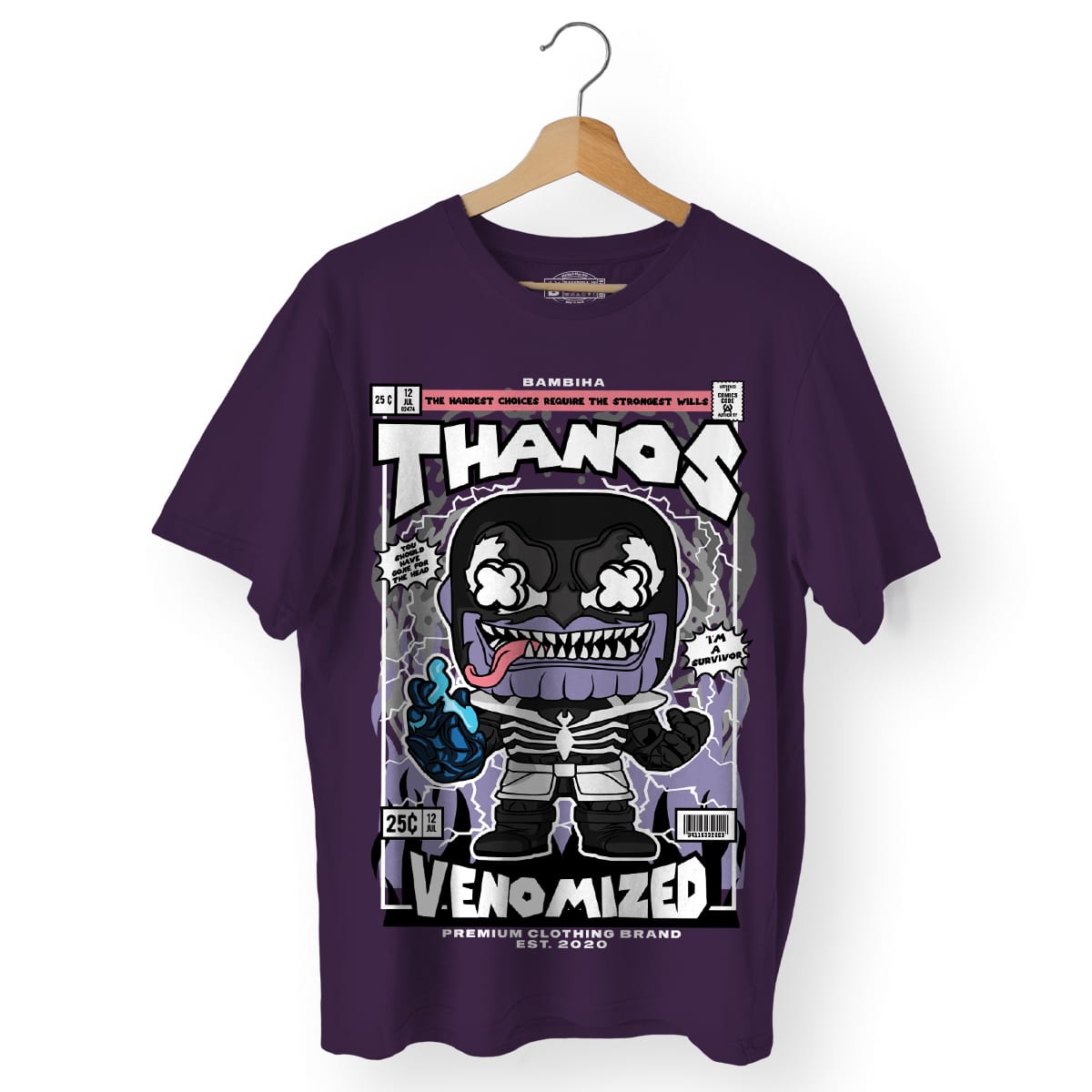 Thanos Venomized Cartoon T-Shirt