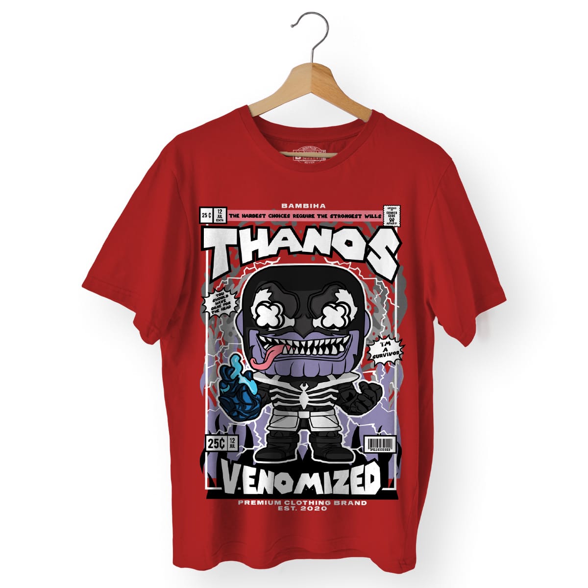 Thanos Venomized Cartoon T-Shirt