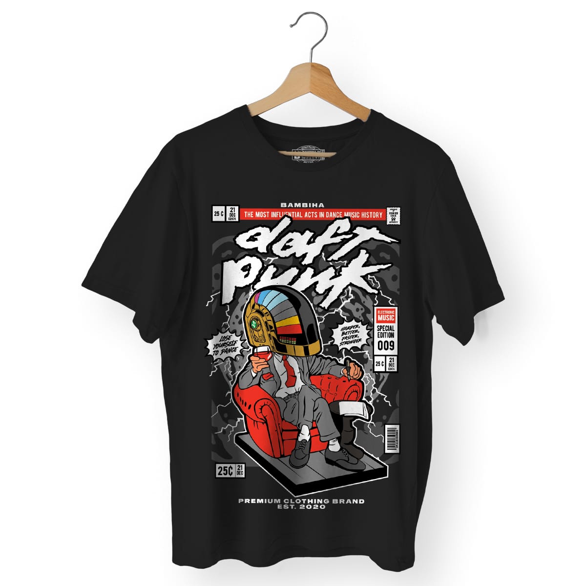The Daft Punk Boss Cartoon T-Shirt