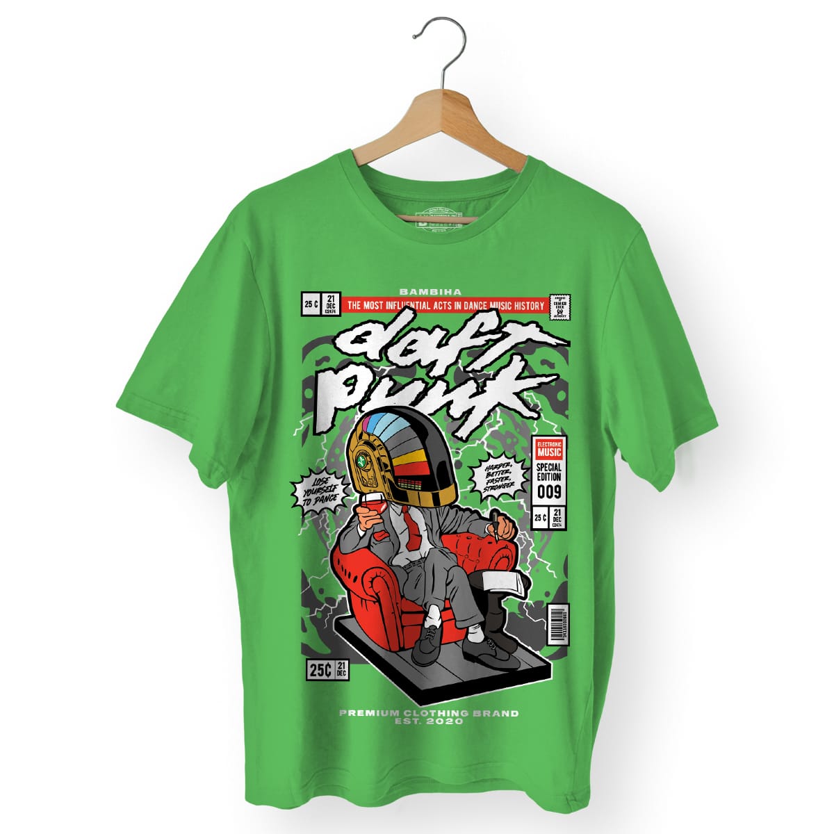 The Daft Punk Boss Cartoon T-Shirt