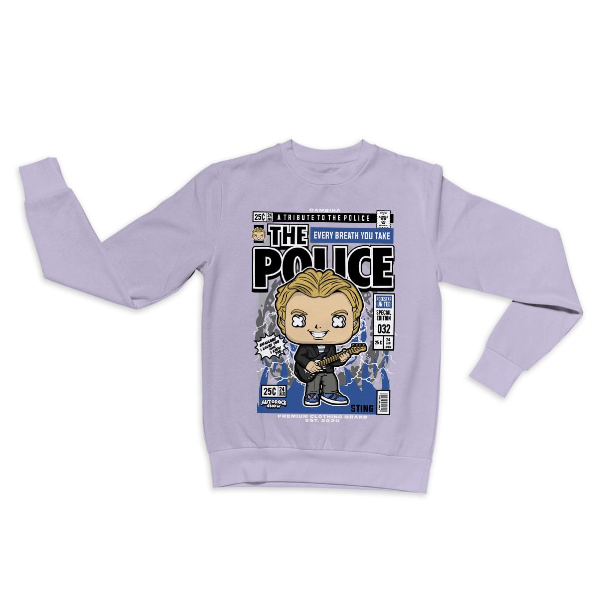 The Police Sting Cartoon Sweatshirt