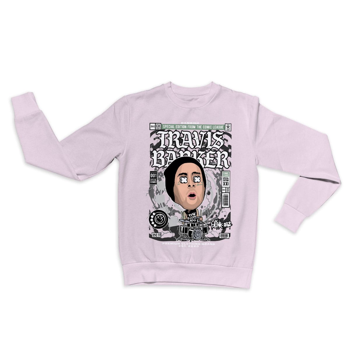 Travis Barker Cartoon Sweatshirt Sweatshirt