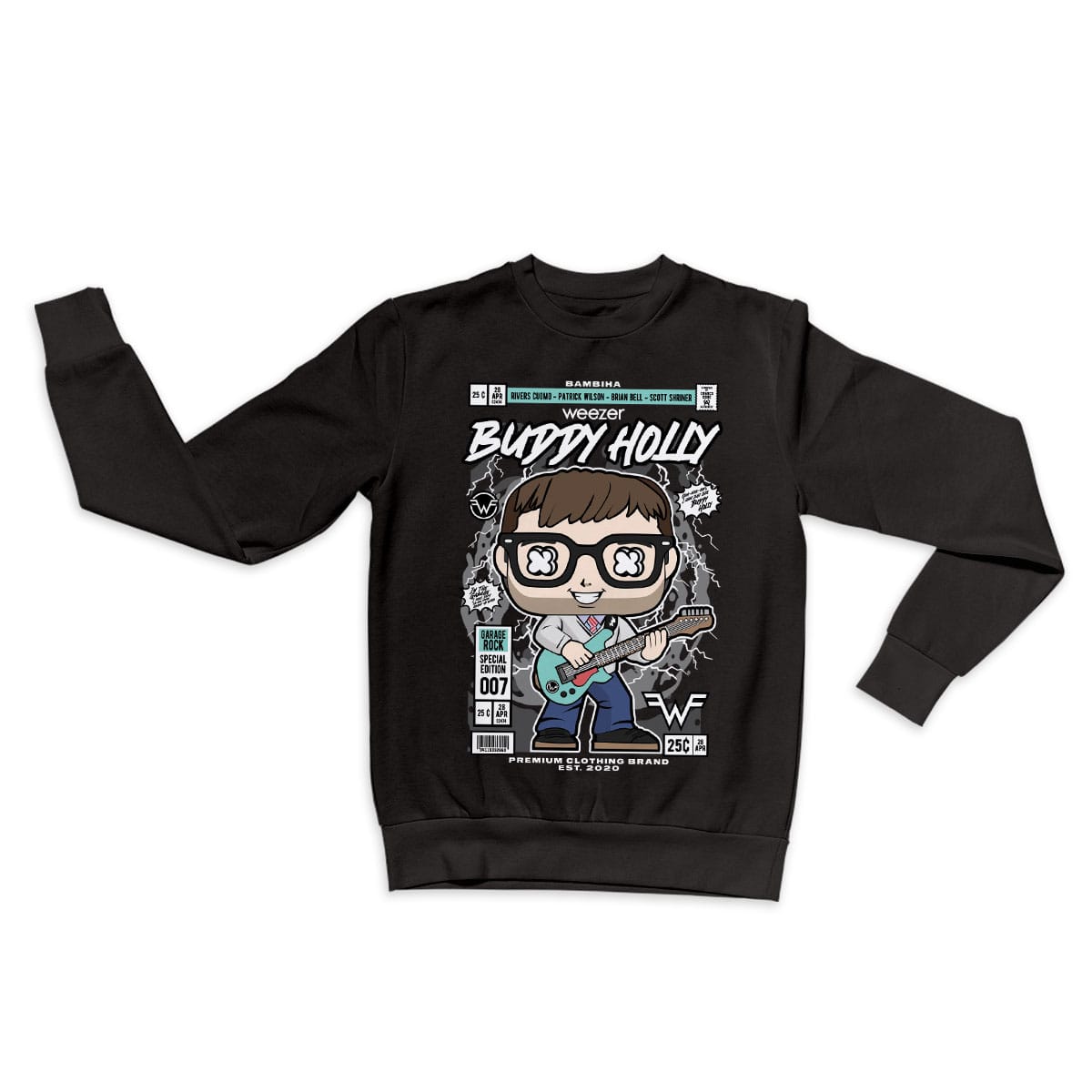 Weezer Cartoon Sweatshirt