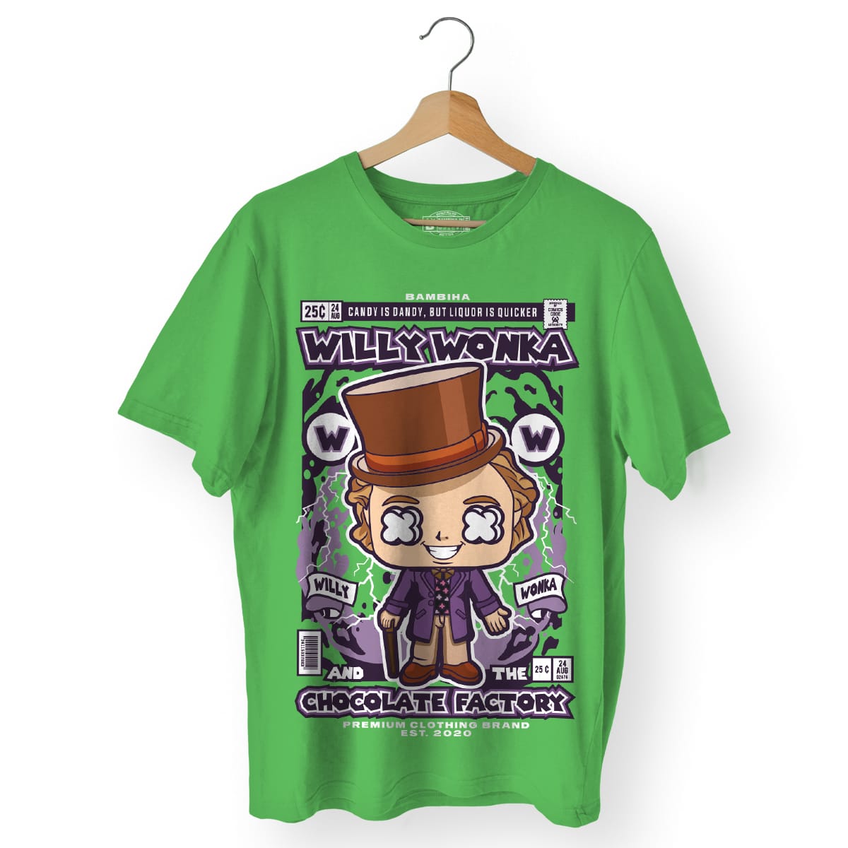 Willy Wonka And The Chocolate Factory Cartoon T-Shirt