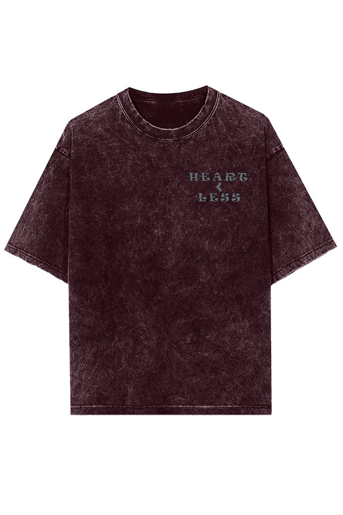 Wounded but Unbroken Acid Wash Oversized T-Shirt