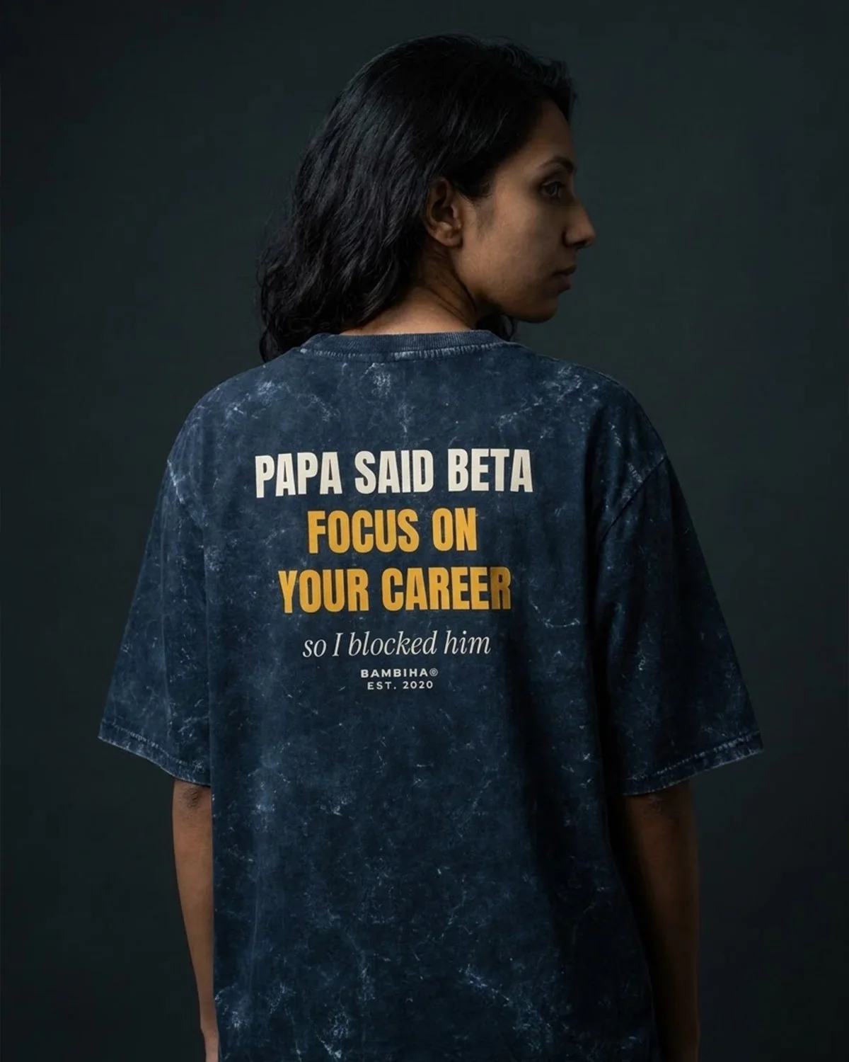 Papa Said Beta Focus On Your Career — Statement Tee